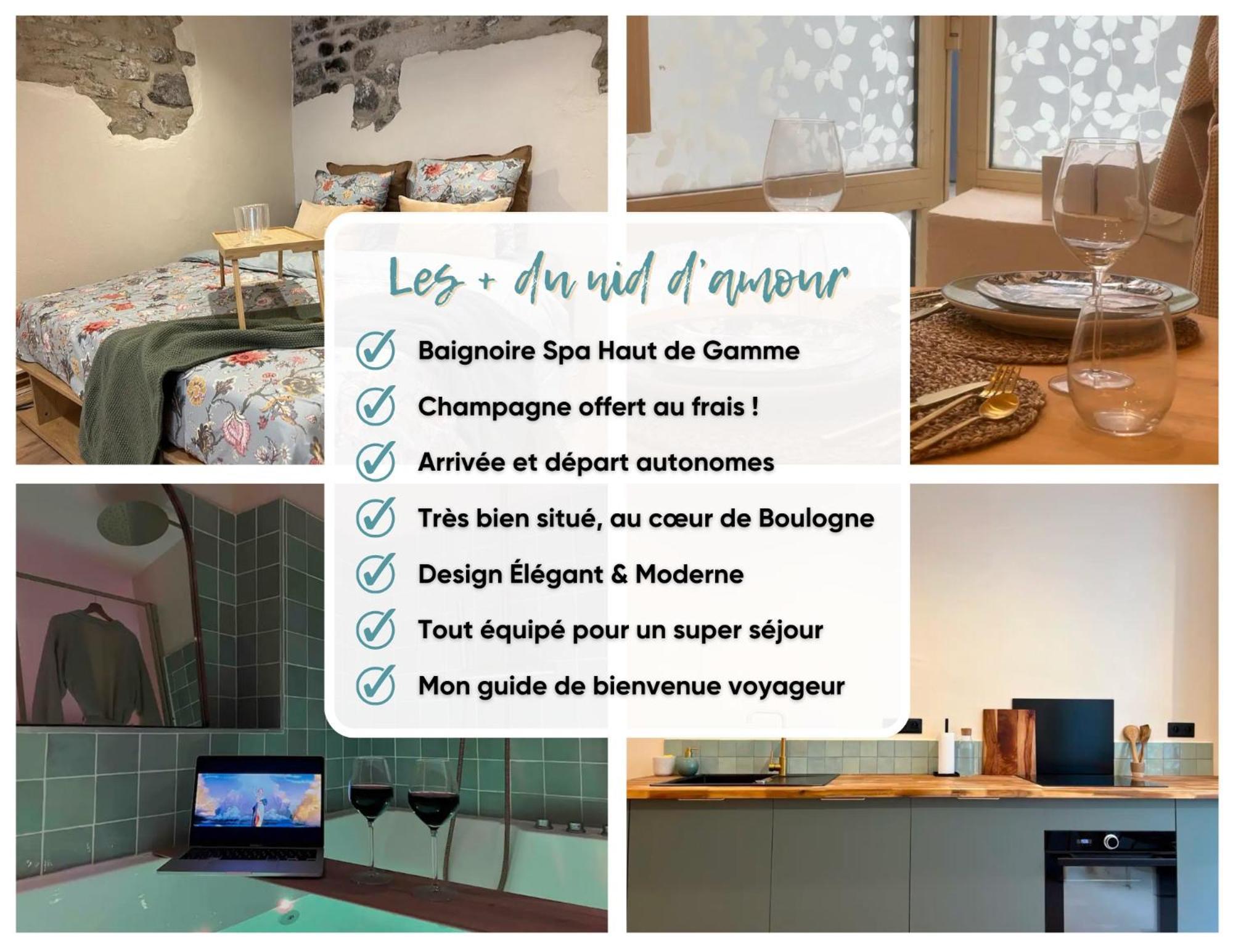 Nid D'Amour - Suite Romantique Boulogne-sur-Mer Exterior photo